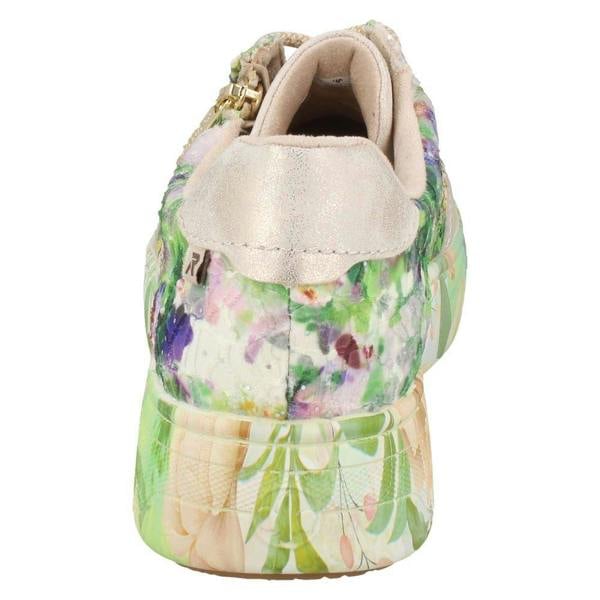 Rieker Ladies Rieker Floral Platform Trainers M7711