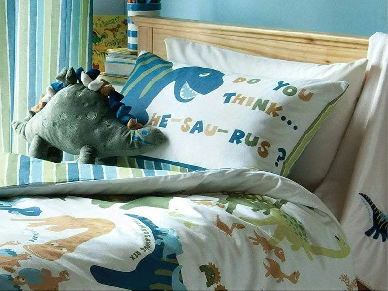 Catherine Lansfield Dinosaur Filled Cushion