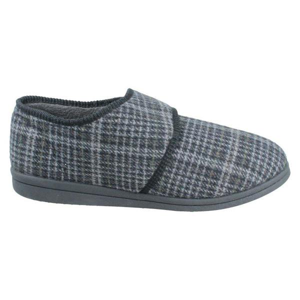 Padders Mens Padders Memory Foam Slippers James II