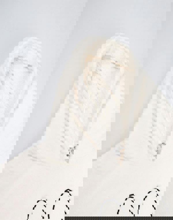 Miffy Womens White Face Blanket Hoodie (One Size)