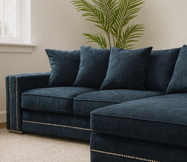 Furnishings For Less Kensington Deluxe Chenille Corner Sofa