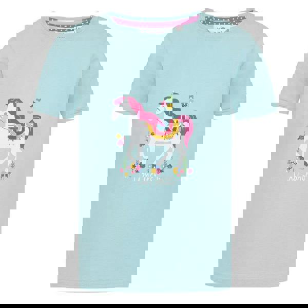 Lazy Jacks Girls Horse T-Shirt - Mint
