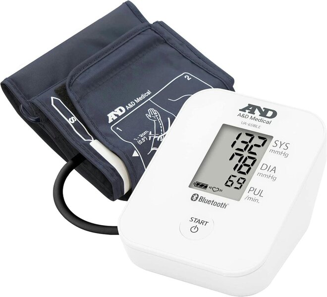 A&D Medical UA-651BLE Bluetooth Connected Upper Arm Blood Pressure Monitor
