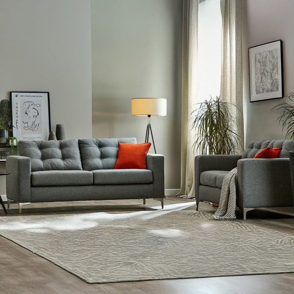Furnishings For Less Hackney Fabric Sofa Suite
