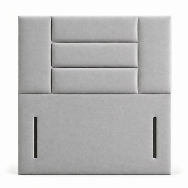 Great British Beds Hebden Headboard - Silver Plush