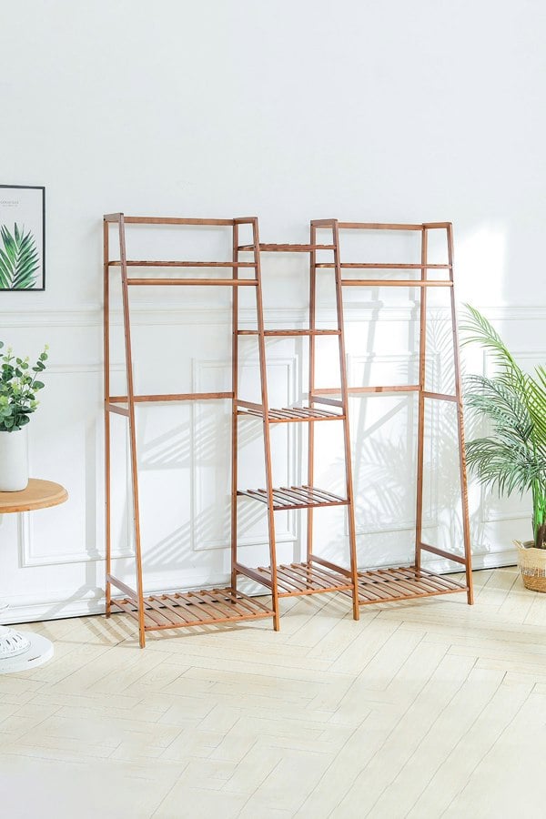 Living and Home Multi-Functional Clothes Hanging Rack Stand