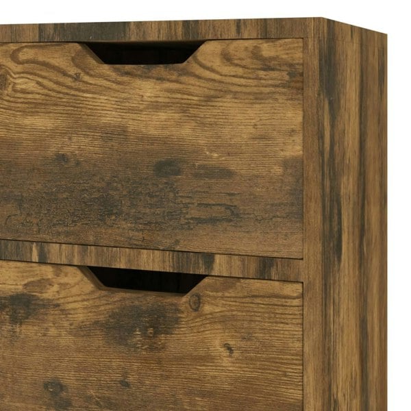 Berkfield Sideboard Smoked Oak 90x30x72 cm Engineered Wood