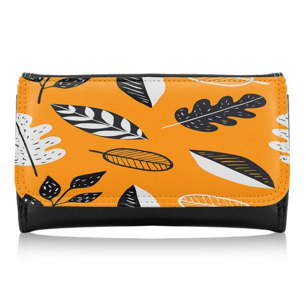 Benjamin Tate Design Doodle Leaves Maxi Purse
