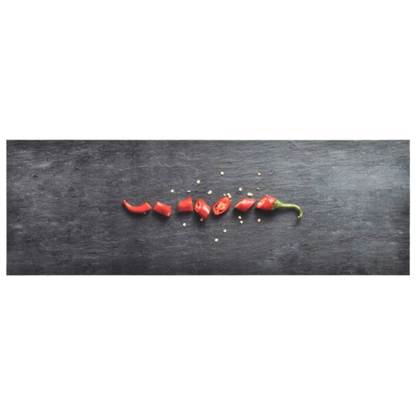 Berkfield Kitchen Carpet Washable Pepper 45x150 cm