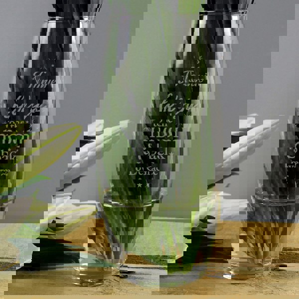 Personalised Memento Company Personalised Love You To The Moon and Back Bullet Vase