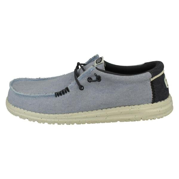 HEYDUDE Mens Hey Dude Slip On Deck Shoes Wally Coastline Jute