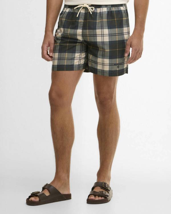 Barbour Tartan Swim Shorts - Ancient Tartan
