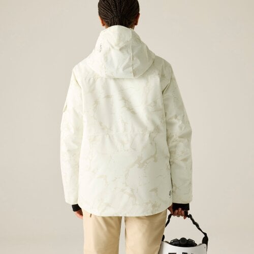 Dare 2B Womens/Ladies Snowline Cracked Effect Ski Jacket - Light Ice