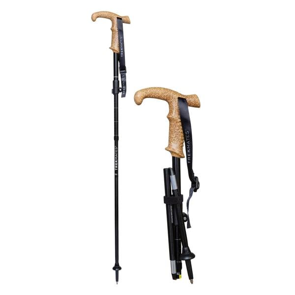 Trekmates Wanderer Fold Single Pole Compact Foldable Walking Stick Hiking Outdoor