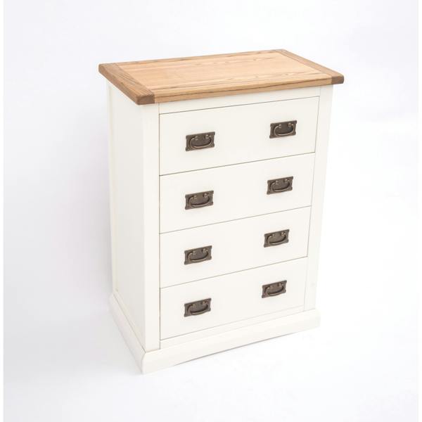 Cabinet Bits Cosenza 4 Drawer Chest of Drawers Bras Drop Handle