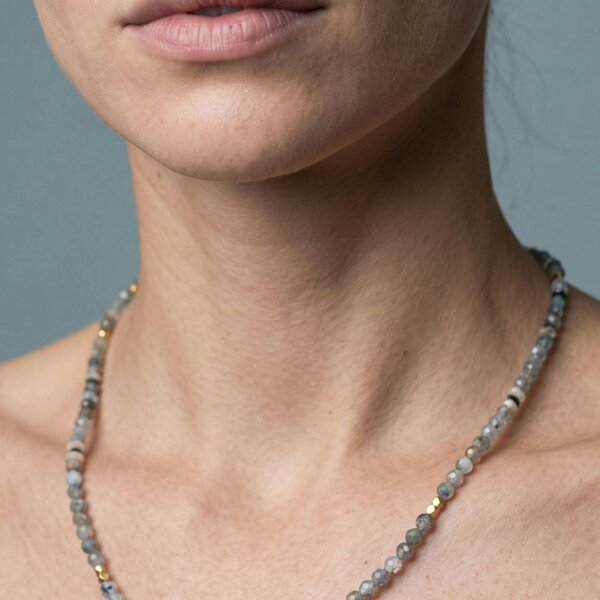 Uchi & Soto Enso Moonstone Beaded Necklace