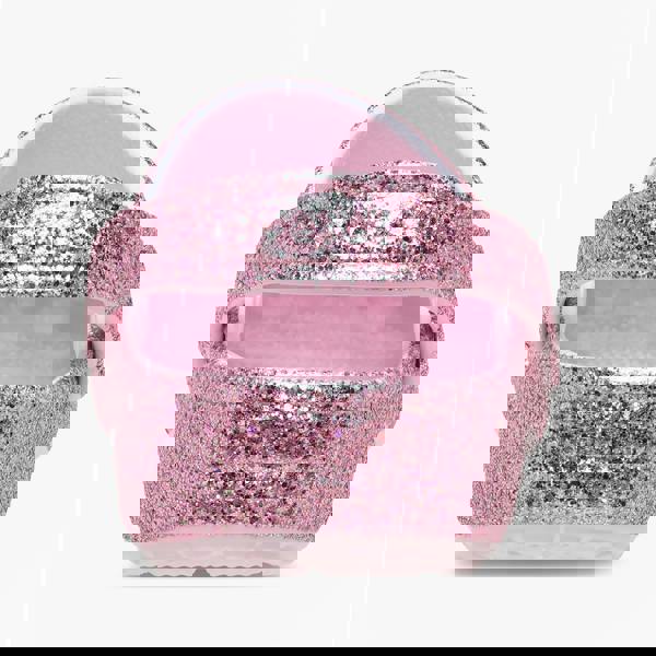 Crocs Crocs CLASSIC CHUNKY GLITTER Girls Clogs Sandals Pink Milk