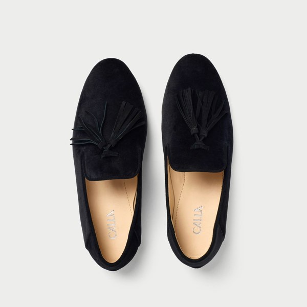 Calla Freya Shoes - Black Velvet