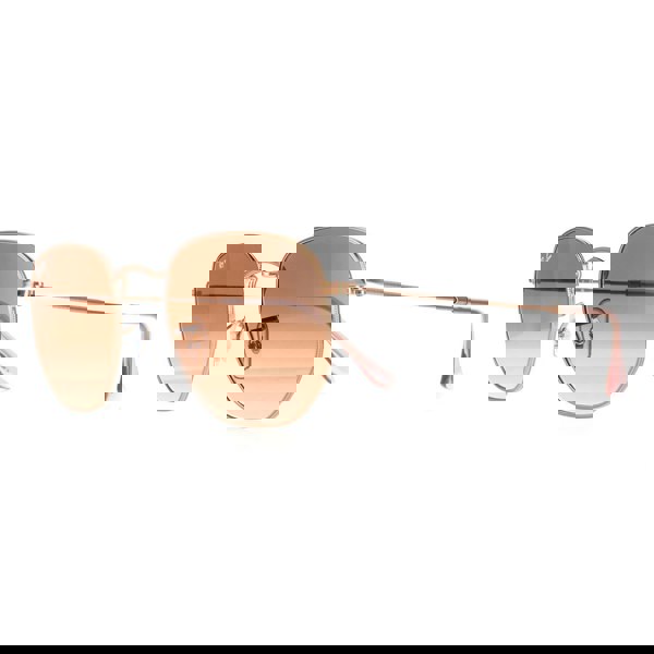 Ray-Ban Sunglasses Hexagonal RB3548N 9069A5 Polished Bronze Copper Brown Gradient