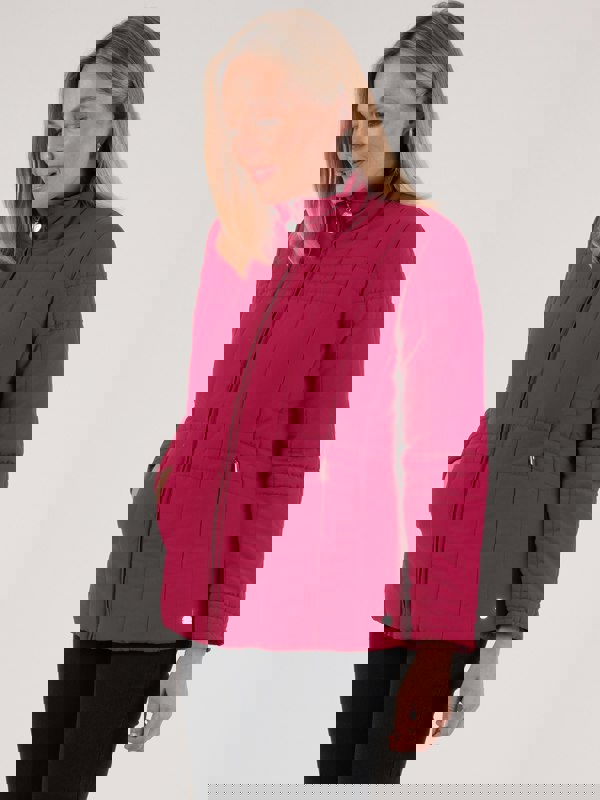 PennyPlain Quilt Jacket - Berry