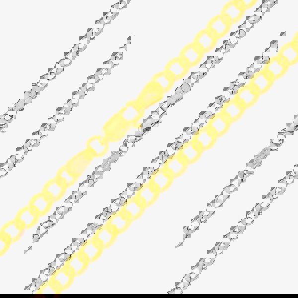 T. H. Baker 9ct Yellow Gold 18 Inch Curb Chain Necklace UFC100 18~