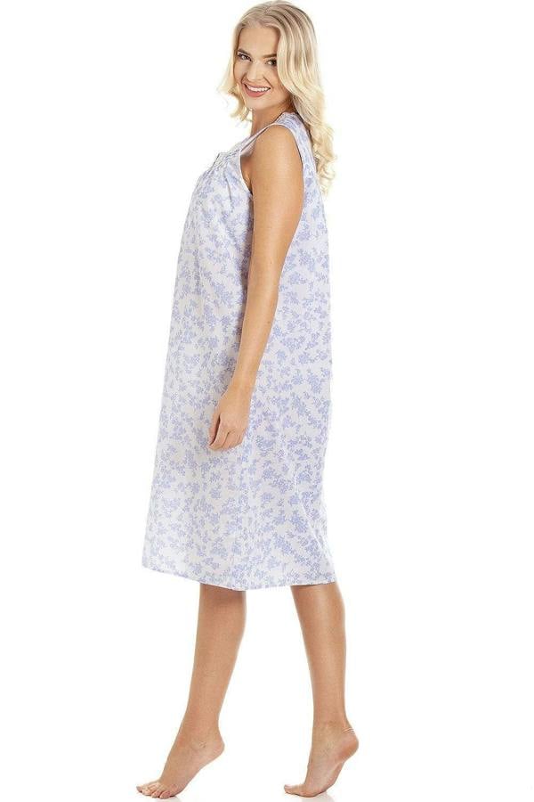 Womens Floral Sleeveless Nightdresses
