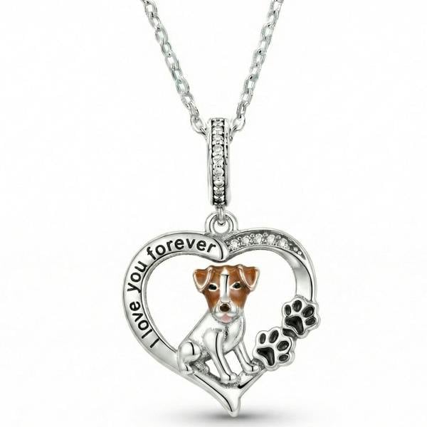 Parus Home Jack Russell Sterling Silver Necklace Keepsake Gift