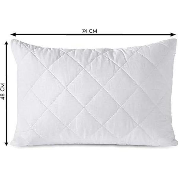 HomeSpace Direct Egyptian Cotton T-200 Quilted 16" Mattress & Pillow Protector