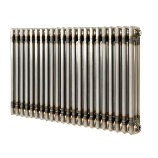 Monstershop Traditional 3 Column Radiator - 600 x 1010mm - Raw Metal