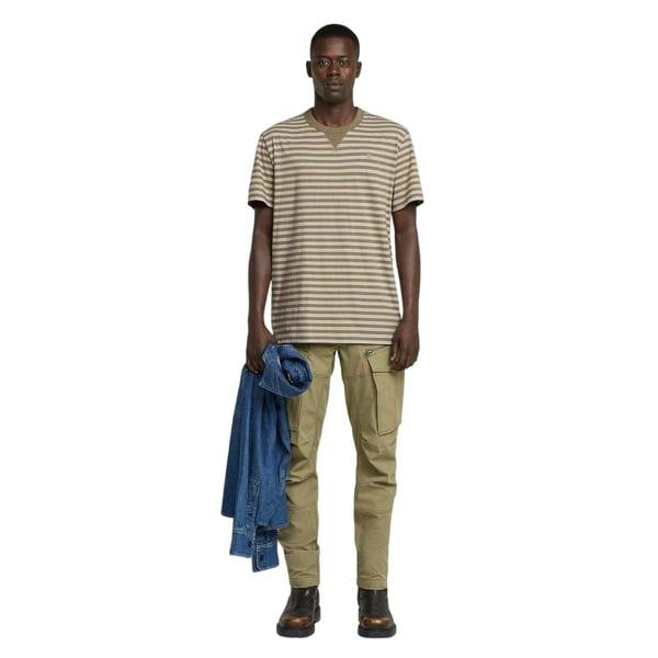 G-Star Mens Striped T-Shirt - Green - 