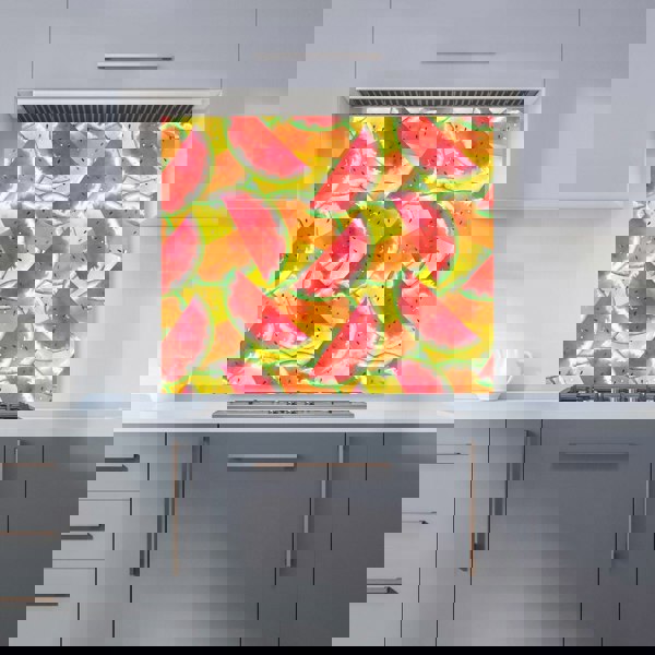 Warren Reed - Designer Melon Print Kitchen Splashback