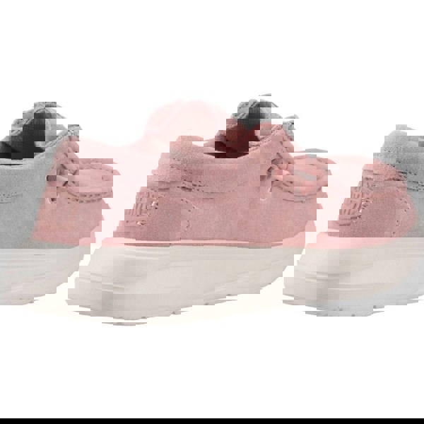 HEYDUDE Wendy COMF Suede Leather Women's Rose Pink/Whisper Pink Moccasins Shoes