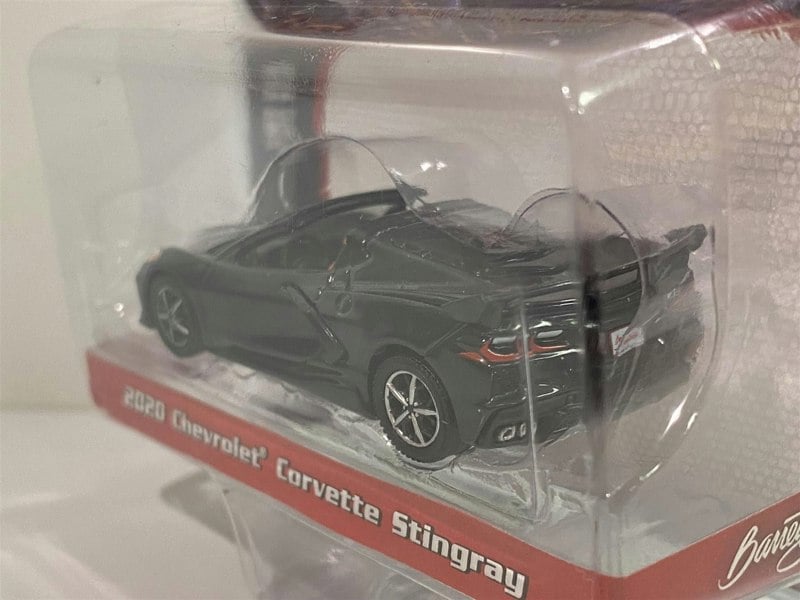 2020 chevrolet corvette stringray black 1:64 scale greenlight 37230f