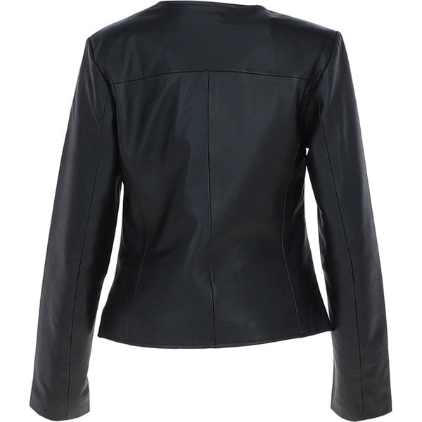 Ashwood Collarless Ladies Casual Leather Jacket: AWL-1282