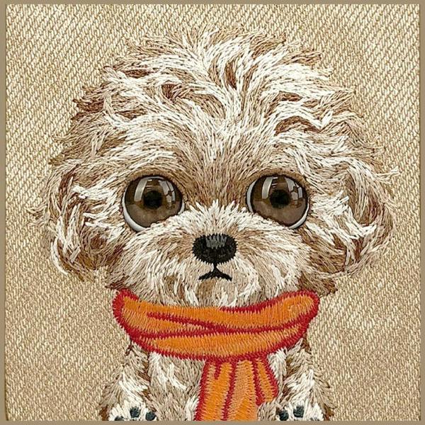 Nimmy Friends Nimmy Big Eye Cute Pet Poodle Dog Case with MagSafe for iPhone 17 6.3" Brown Orange - N-XDY-IP17-04