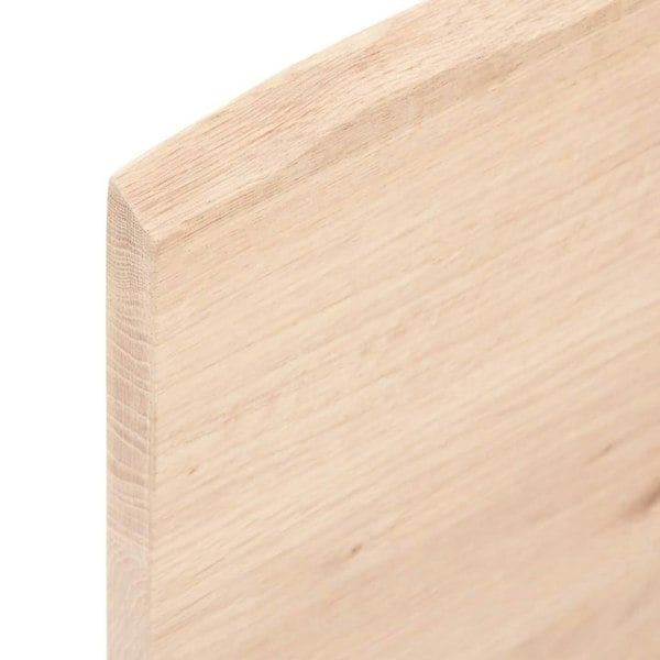 Berkfield Wall Shelf 60x40x2 cm Untreated Solid Wood Oak