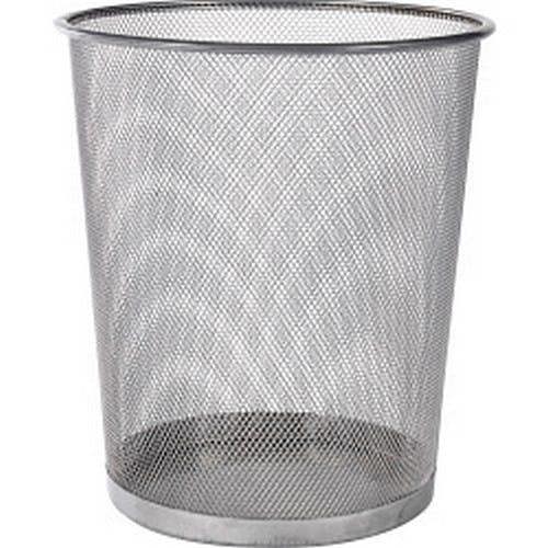 SupaHome Mesh Paper Bin - Silver - 