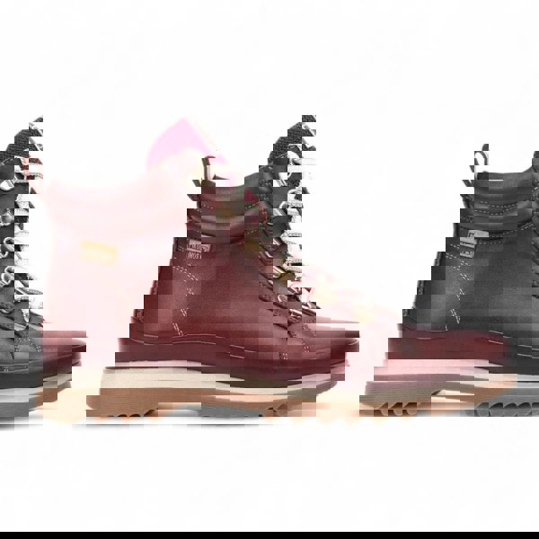 Pikolinos Vigo - Women’s Arcilla Red Leather Ankle Trainers Boots