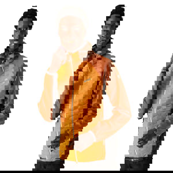 Regatta Mens Andreson VIII Hybrid Jacket - Orange Pepper/Burnt Copper - 