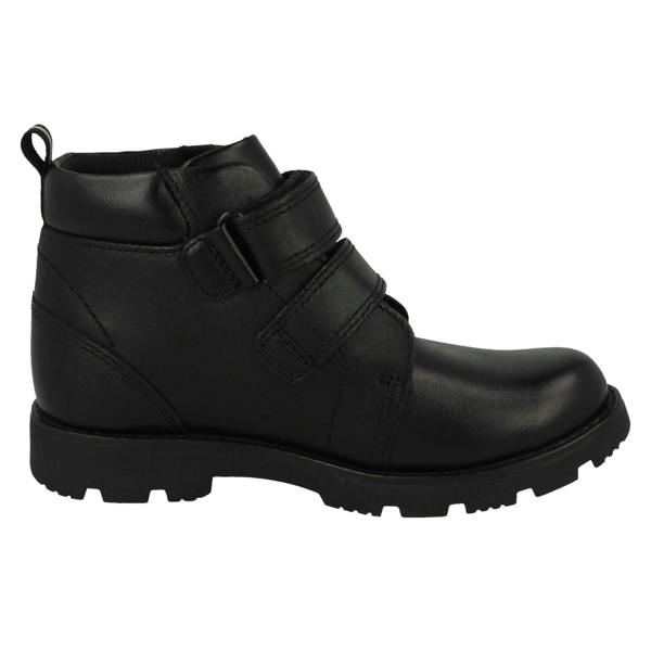 Clarks Boys Clarks Lightweight Hook & Loop Fastening Ankle Boots Heath High