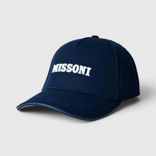 Missoni Embroidered Logo Cap Navy