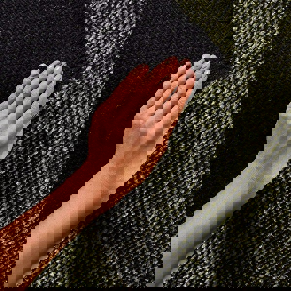 Brilliance Short Pile Green Rug | THE RUGS