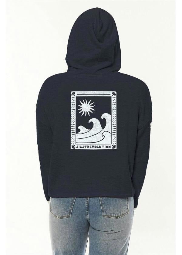 Vissla Sisstr High Seas Ls Crop Flc Hoodie