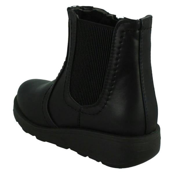 Spot On Ladies Spot On Extra Wide Ankle Boots F4474