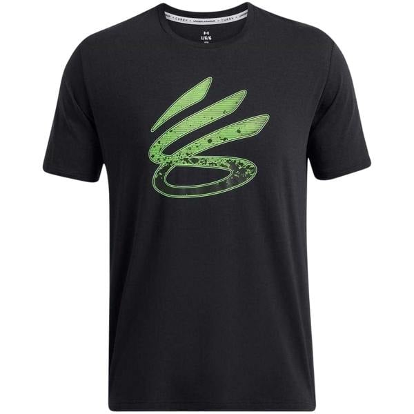 Under Armour Mens Trend Stephen Curry Logo T-Shirt - Black/Green - 