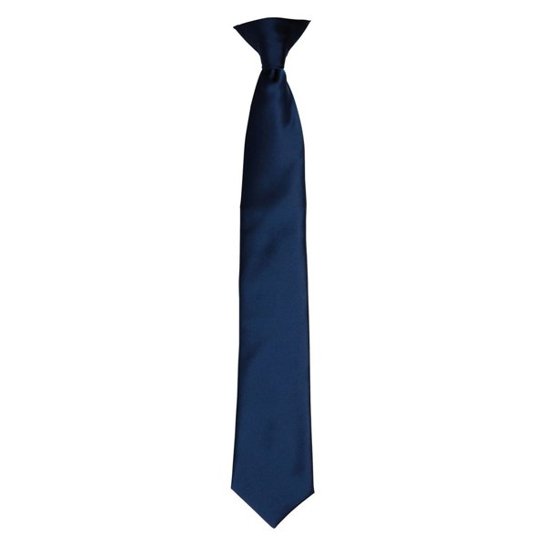 Premier Unisex Adult Satin Tie - Navy