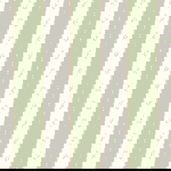 Hoopla Walls Decorative Stripe - Soft Sage 10m Wallpaper