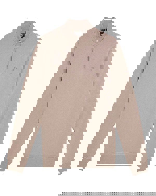 Lyle & Scott Superfine Quarter Zip Sweatshirt - X893 Fife