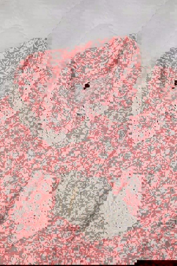 WOVCOR 2-Piece Floral Viscose Woven Pajama Set