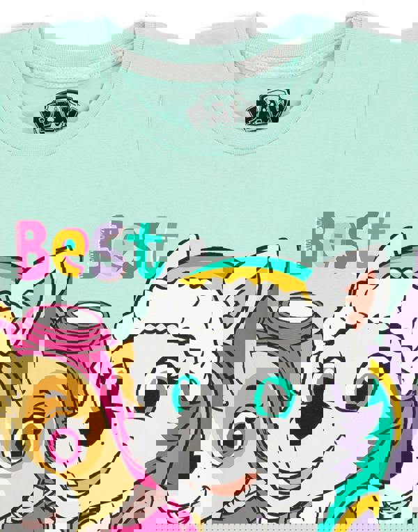 Paw Patrol Girls Blue Skye & Everest Short Sleeve Short Leg Pyjama Set